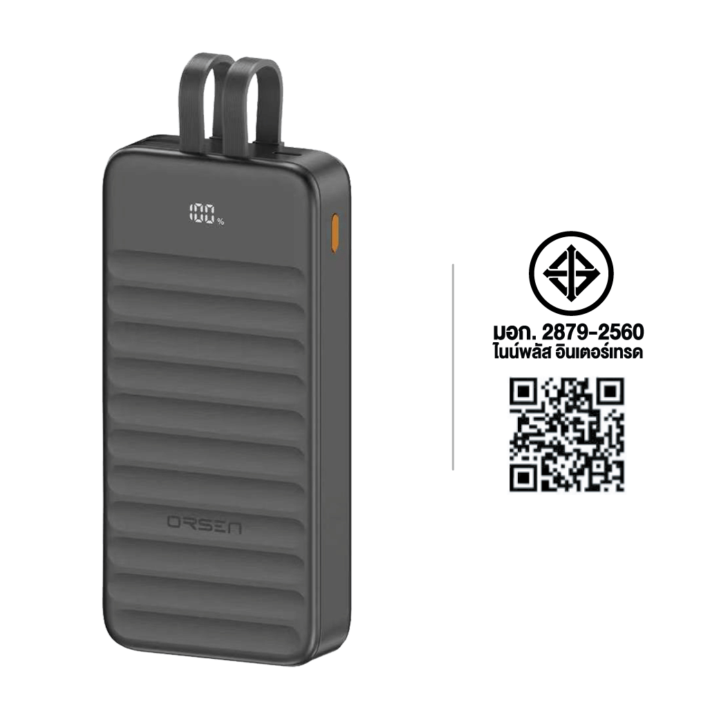 แบตเตอรี่สำรอง ORSEN BY ELOOP E39 20000MAH สีดำ_11
